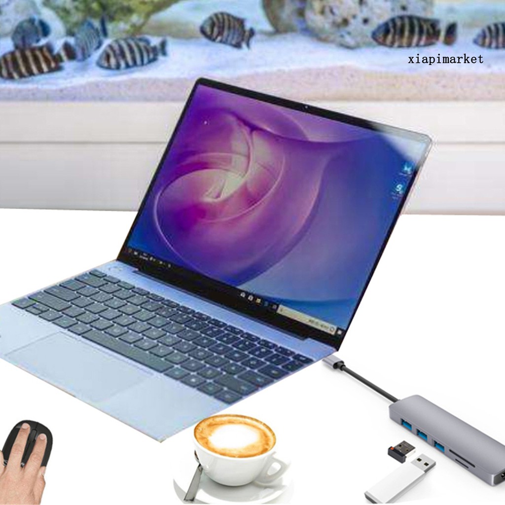 Bộ Chuyển Đổi Cổng Type C Sang Hdmi Usb3.0 6 Trong 1 4k