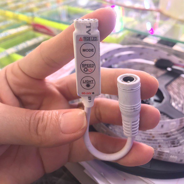 QH-Khiển 7 mầu 5-24v