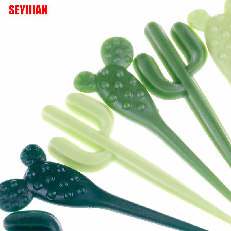Bộ 6 Nĩa Ăn Trái Cây Hình Xương Rồng Xinh Xắn