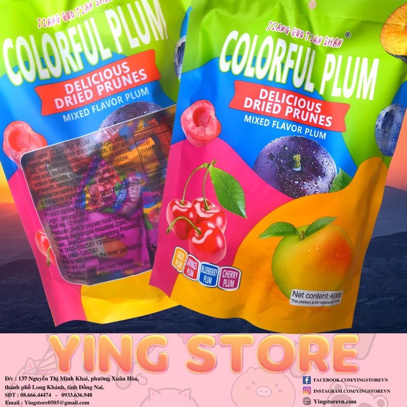 Kẹo Ô Mai Trái Cây Mix Nhiều Vị