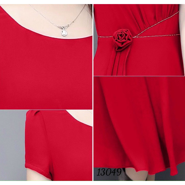 (HCM) ĐẦM XÒE VOAN CHIFFON NỮ 2 LỚP SANG CHẢNH - CAO CẤP , TÔN DÁNG SÀNH ĐIỆU CHO CÁC QUÝ CÔ NƯƠNG KM FASHION