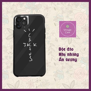 Ốp lưng Cactus Jack chữ trên nền đen. Thanh lịch, đơn giản Iphone từ 5 đến Xs Max/11/11 Promax/12/12 Promax CHUCOM21094