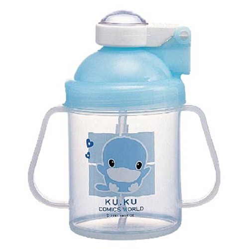 Bình uống nước cho bé có tay cầm ku.ku duckbill Ku5321 - 250ml