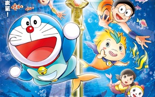 Poster anime đoremon 5 tấm khổ a4