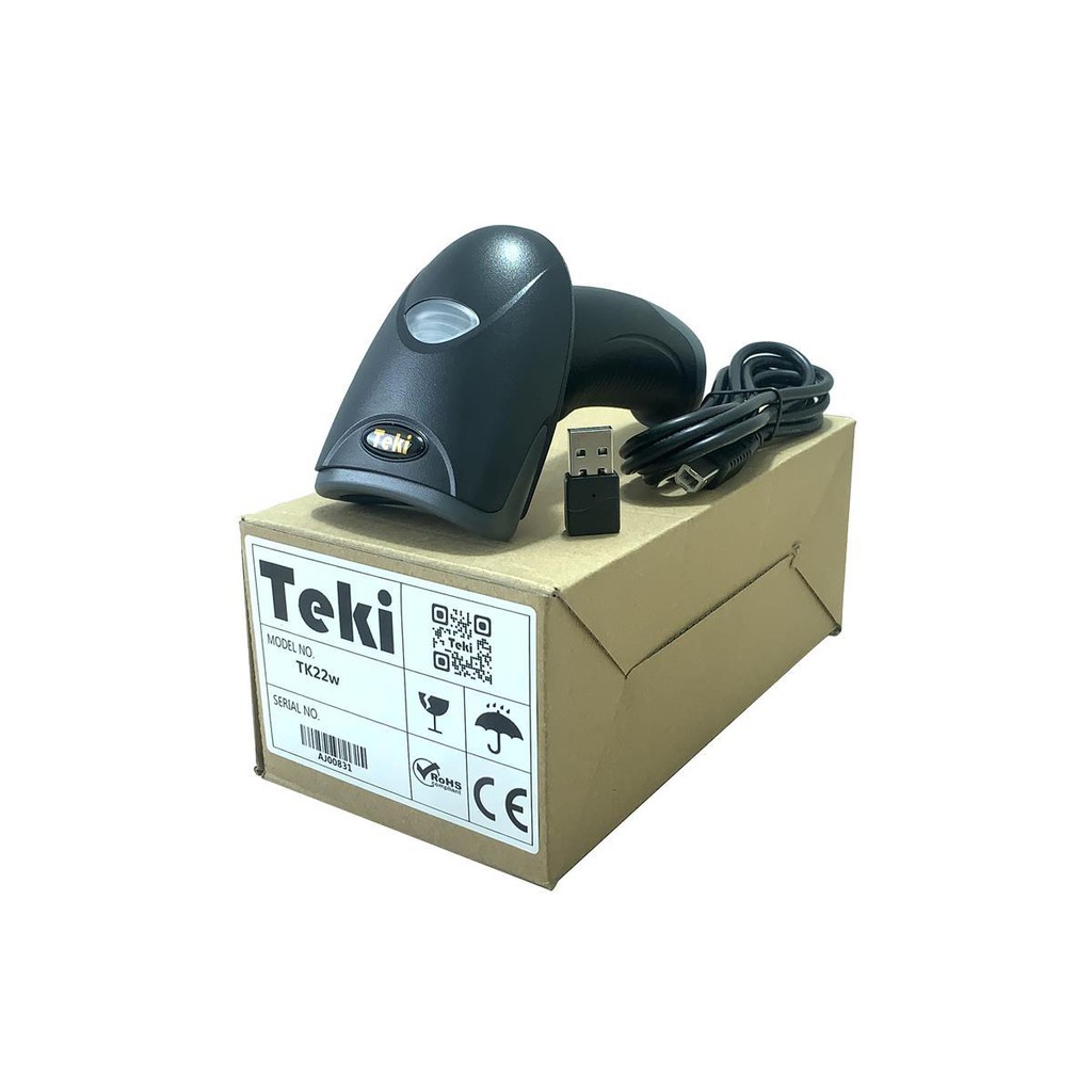 Máy quét mã vạch không dây 2D Teki TK22W (Wifi + Bluetooth)