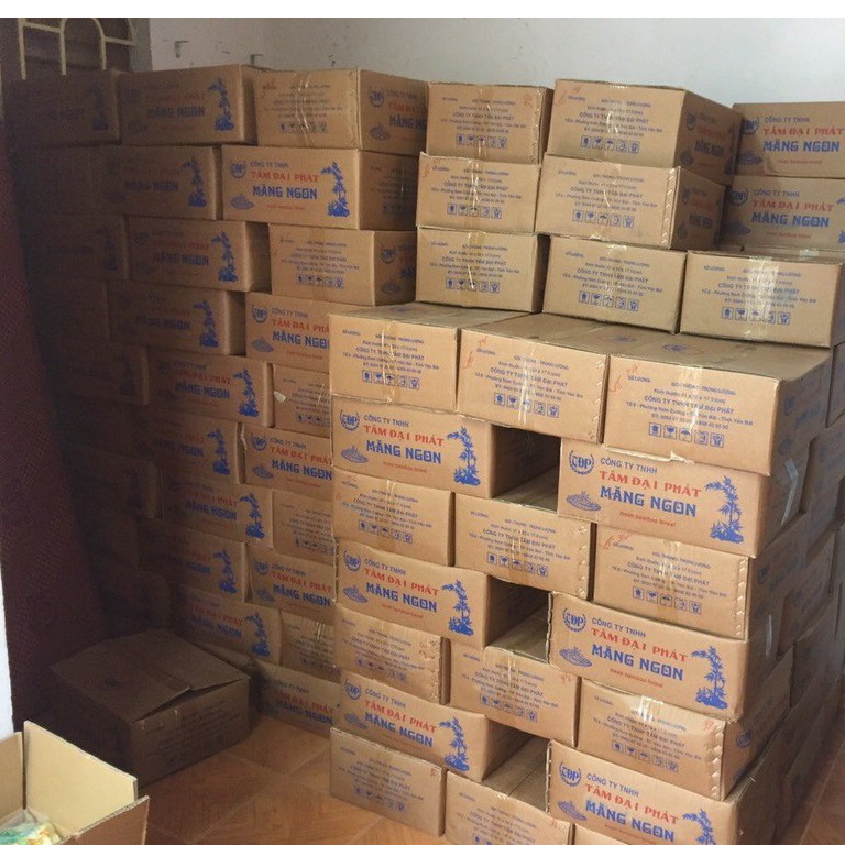 10 gói măng trúc nhỡ Tâm Đại Phát đặc sản Tây Bắc
