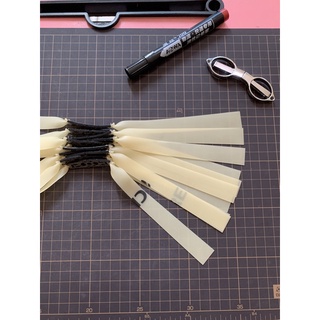 3 bộ DÂY NÁ CAO SU thun bộ precise 0.65 cột sẵn 14cm-15cm-16cm-17cm