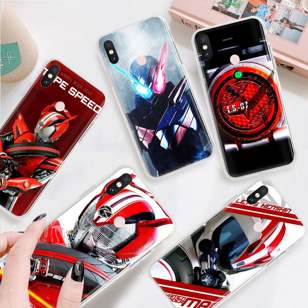 Ốp Điện Thoại Trong Suốt Họa Tiết Kamen Rider Cho Asus Zenfone 4 Selfie 3s Pro 3 Zoom Max Plus Pegasus 4s Tb45