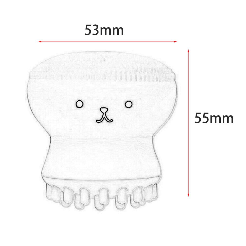 Cọ Rửa Mặt Hình Sứa Chất Liệu Silicon Mềm Giúp Làm Sạch Sâu Trông Lỗ Chân Lông Màu Hồng Dễ Thương | BigBuy360 - bigbuy360.vn