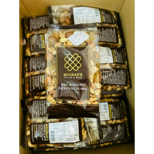 Hạt Mix Thập Cẩm Mourad's Úc 500g Loại 1 Dẻ,Nho,Hạnh Nhân,macca,Nhân Bí Xanh