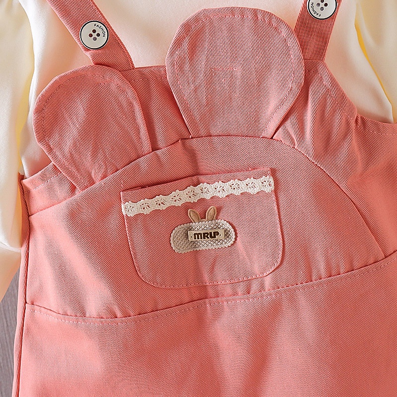 Đầm Tay Dài Màu Sắc Kẹo Ngọt Cho Bé Gái 0-4 Tuổi