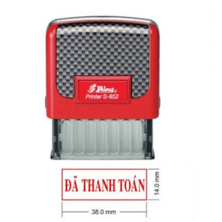Dấu đã thanh toán - shiny printer s-842, s-222