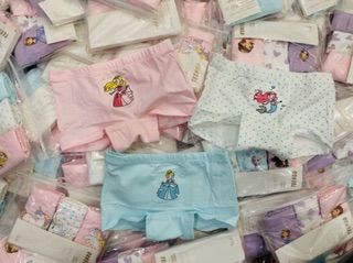 Quần chip Teengo cho bé gái, set 3 cái