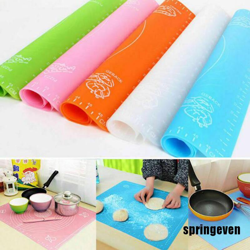 Thảm Silicone Lăn Bột Làm Bánh 30x25cm