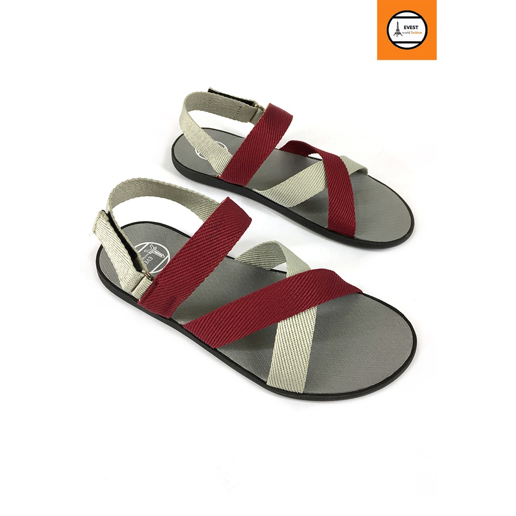 Giày sandal quai chéo Evest A246