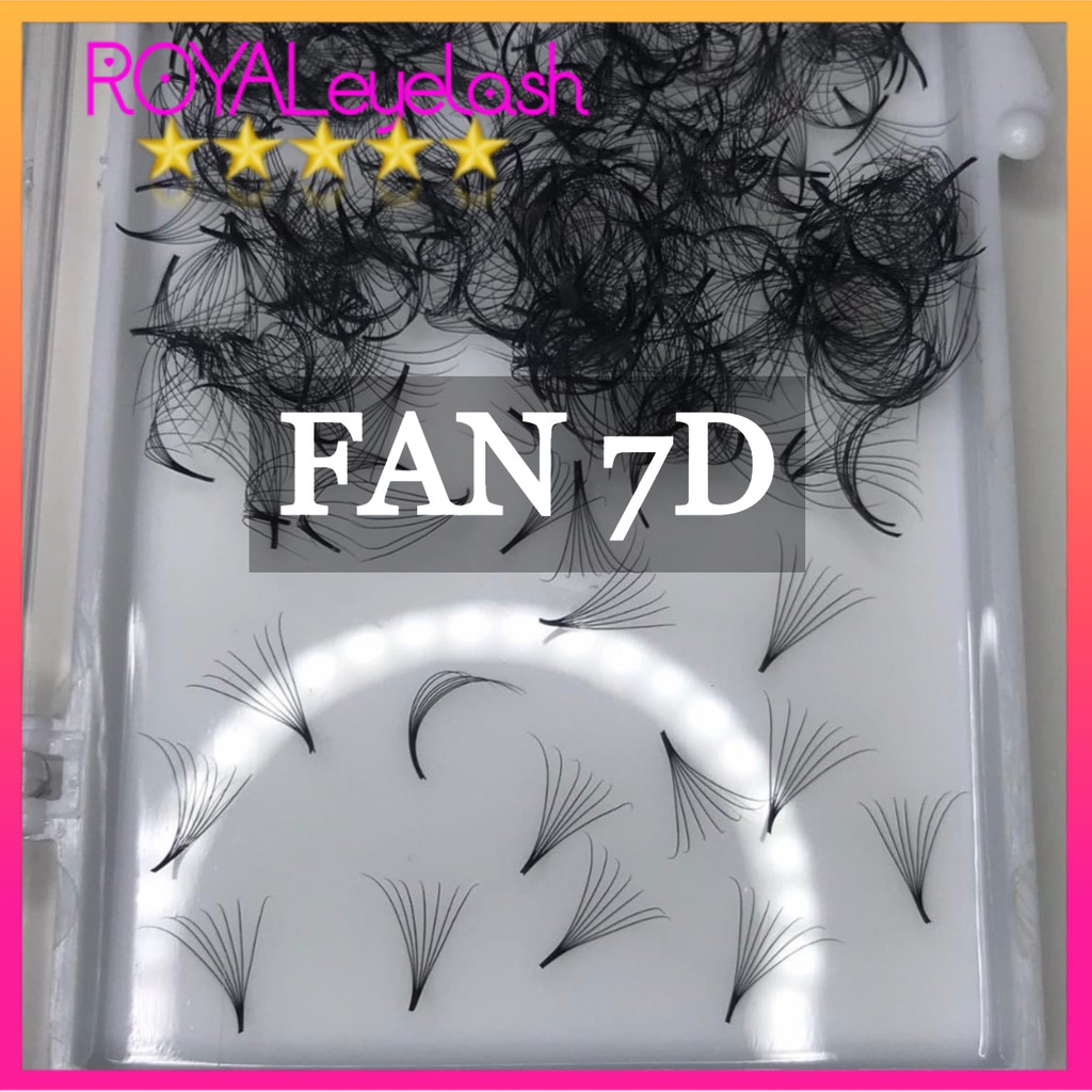 Mi Fan 7D| hộp đủ 1050 fan. độ dày 0.07, chất tóc kolash, chân nhỏ bắt keo, xòe đều [FREE.SHIP]