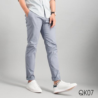 Quần Kaki Nam Dáng Âu, ôm gọn Thời Trang Hàn Quốc, Chất kaki cao cấp co giãn nhẹ.