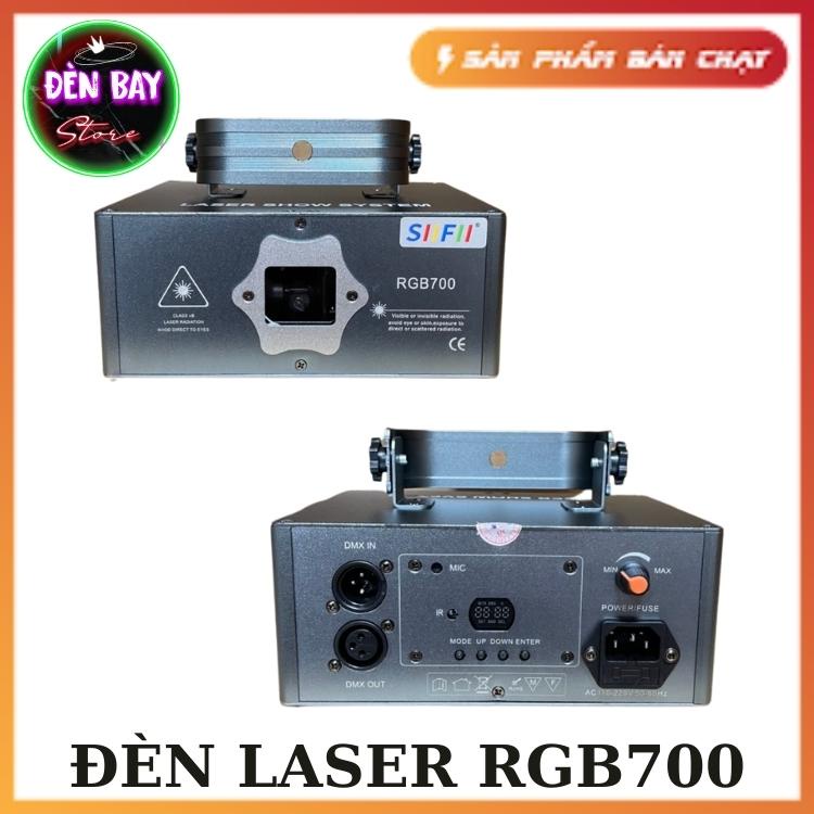 Đèn Laser RGB 700 Công Nghệ 3D, Quét tia, Chiếu hình, Hoạt hình Nhiều Màu Dùng Cho Phòng Karaoke, Sân Khấu