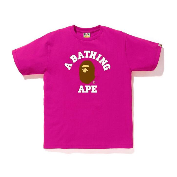 Áo Thun Cotton Tay Ngắn In Họa Tiết Bape Thời Trang Cho Nam Và Nữ