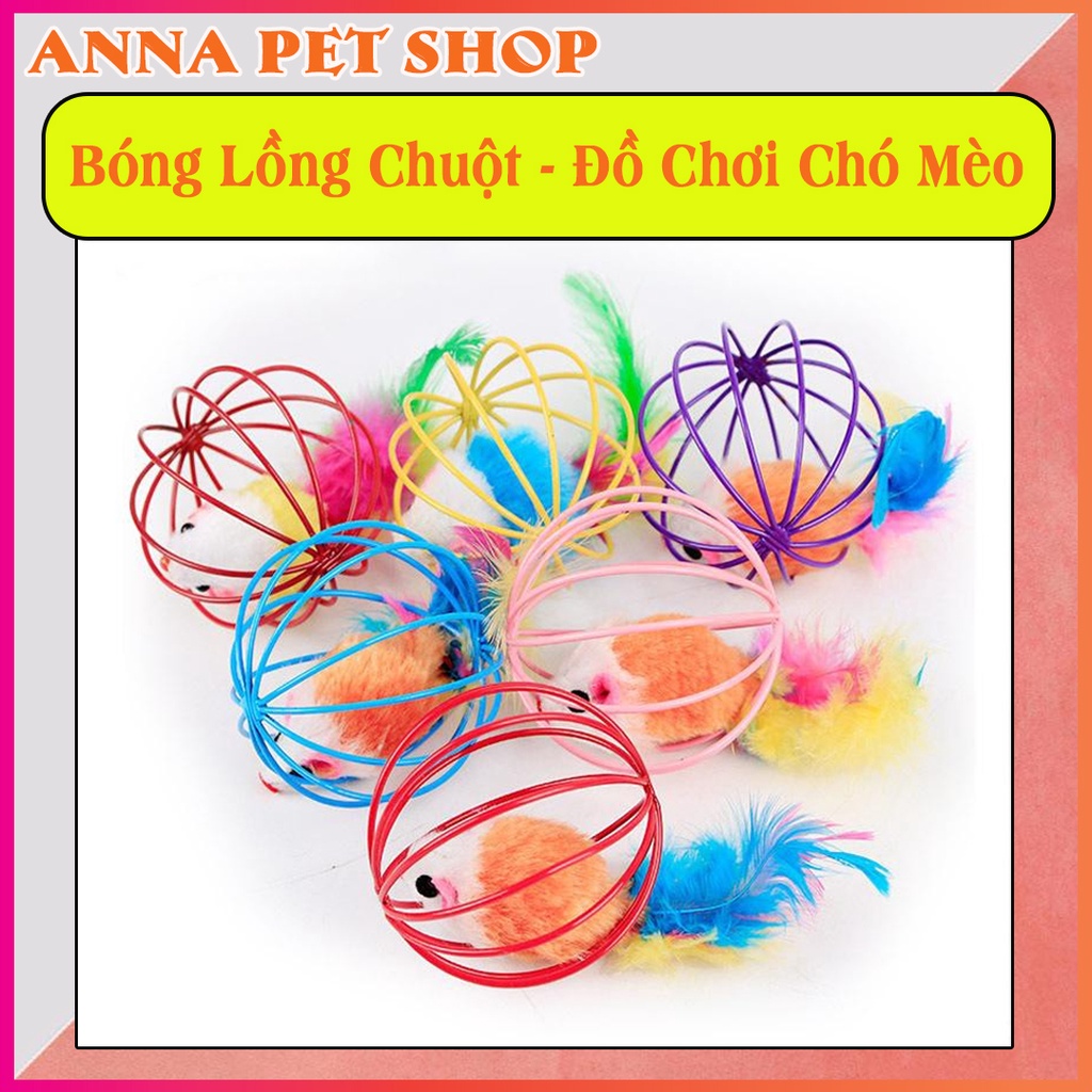 Đồ chơi bóng lồng chuột cho chó và mèo