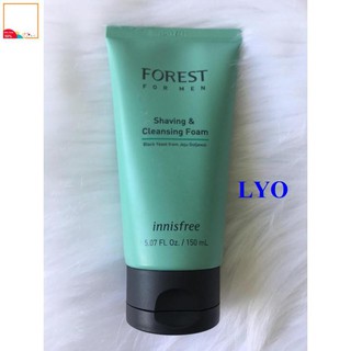Sữa Rửa Mặt Cho Nam Innisfree Forest For Men Shaving Cleansing Foam 150ml