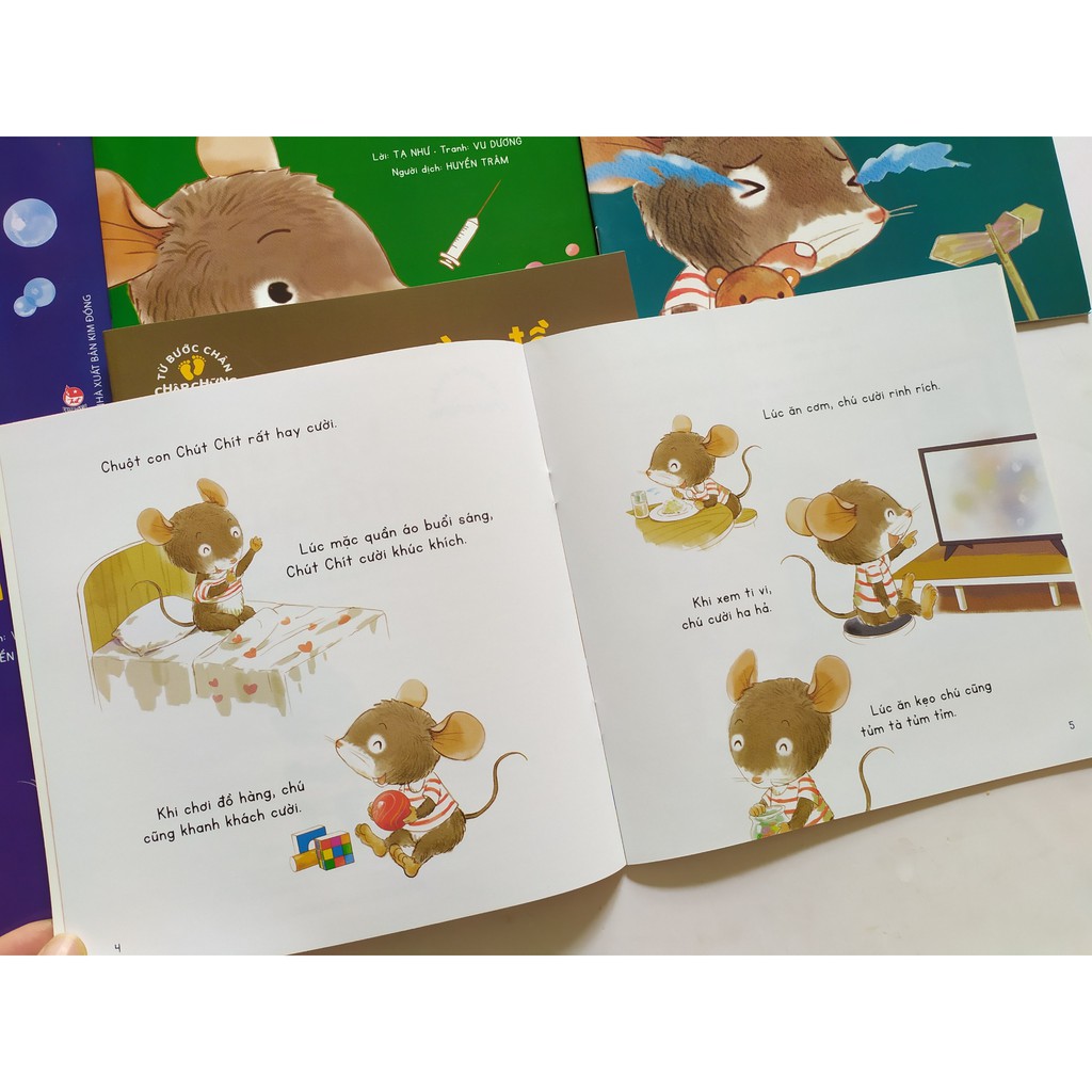 Sách - Bộ 6 Cuốn Từ Bước Chân Chập Chững - NXB Kim Đồng