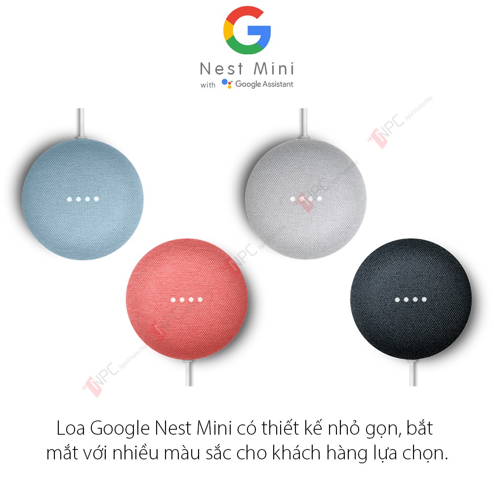 [🅲🅷Í🅽🅷 🅷Ã🅽🅶 🆂🅴🅰🅻🅱🅾🆇] Google Nest Mini (thế hệ 2), loa thông minh trợ lý ảo Google Assistant (Home Mini 2)