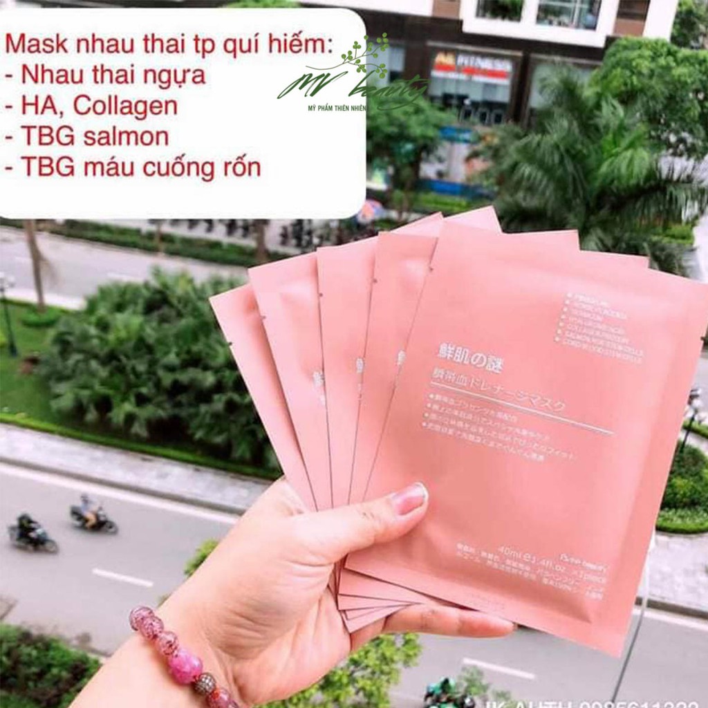 Mặt nạ nhau thai tế bào gốc Rewine Beauty giúp da mềm mại, mịn màng - MY VANS BEAUTY