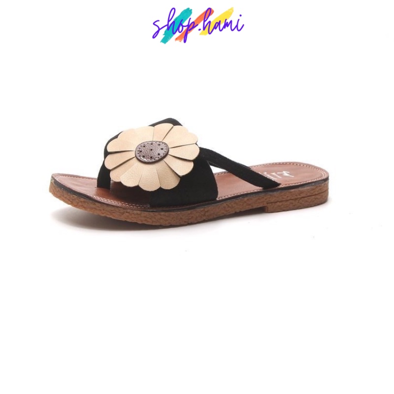 Tông Cúc Hoa Mi Siêu Dễ Thương Với 2 Màu Đen, Xanh Size Từ 35 Đến 40 SHOP HAMI D06