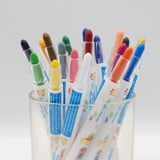 Bút sáp màu Duka : Twist Crayon 18 Màu Túi Nhựa PVC DK 3301 - 18