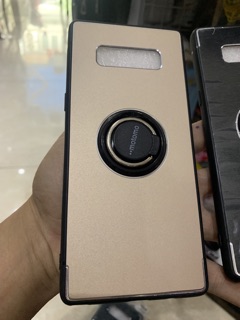 Ốp lưng samsung note 8 mặt nhôm có iring