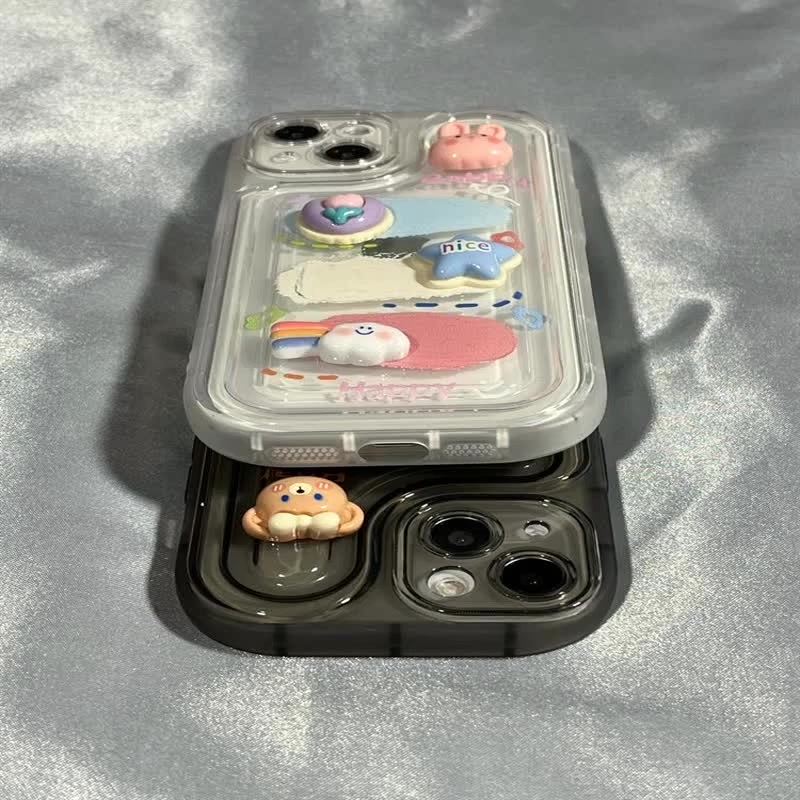 Ốp Điện Thoại Họa Tiết Hoa Xinh Xắn Chống Rơi Cho IPhone 14 13 12 11 Pro Max XS XR 6 8 7 Plus | BigBuy360 - bigbuy360.vn