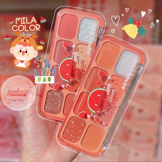 BẢNG PHẤN MẮT MILA COLOR 8 Ô
