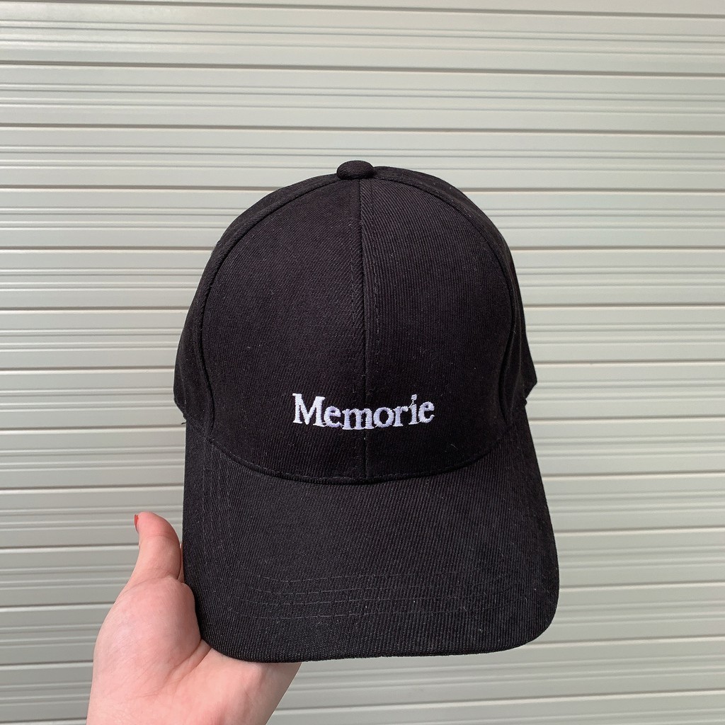 Mũ lưỡi trai nam nữ đa dạng họa tiết thêu chữ Memorie mã NK11 ,Nón kết phong cách Ulzzang form unisex