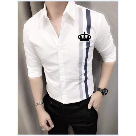 Áo sơ mi nam lụa chống nhăn cao cấp MS35