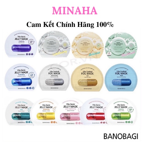 Mặt Nạ Giấy Bổ Sung Vitamin Cho Da BANOBAGI Vita Mask (30g)