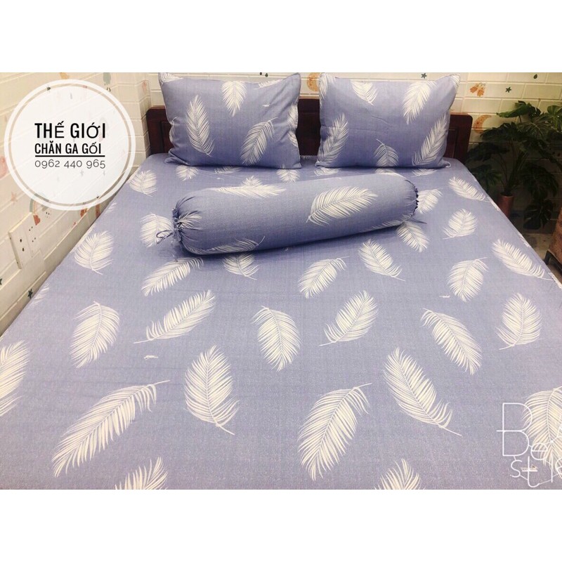 Bộ Drap Cotton Thắng lợi hàng chuẩn có in Logo ( 1ga + 3 vỏ gối) | BigBuy360 - bigbuy360.vn