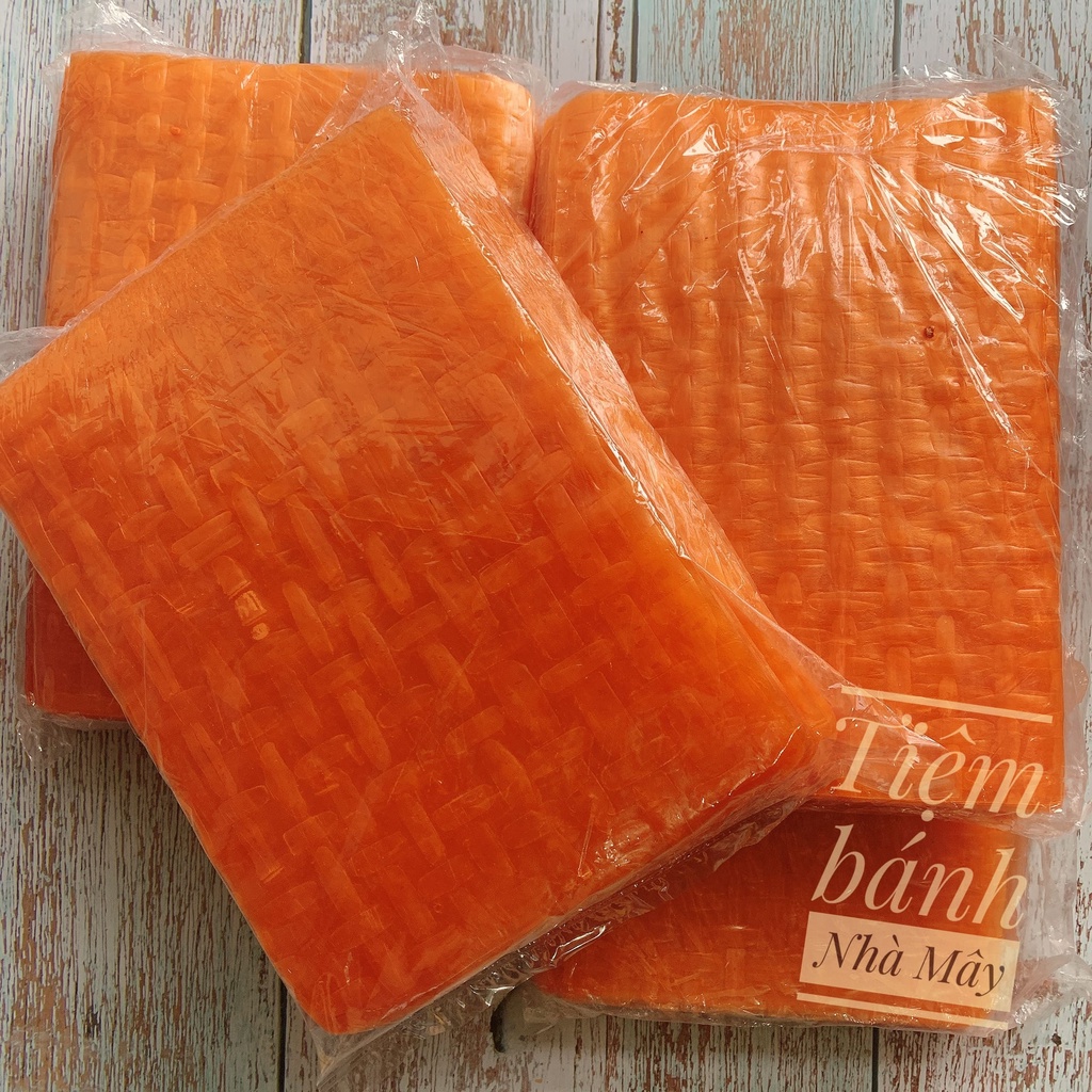 Bánh Tráng Vuông Đỏ Mỏng Ngon Chuyên Dùng Để Làm Bánh Tráng Cuộn Bơ