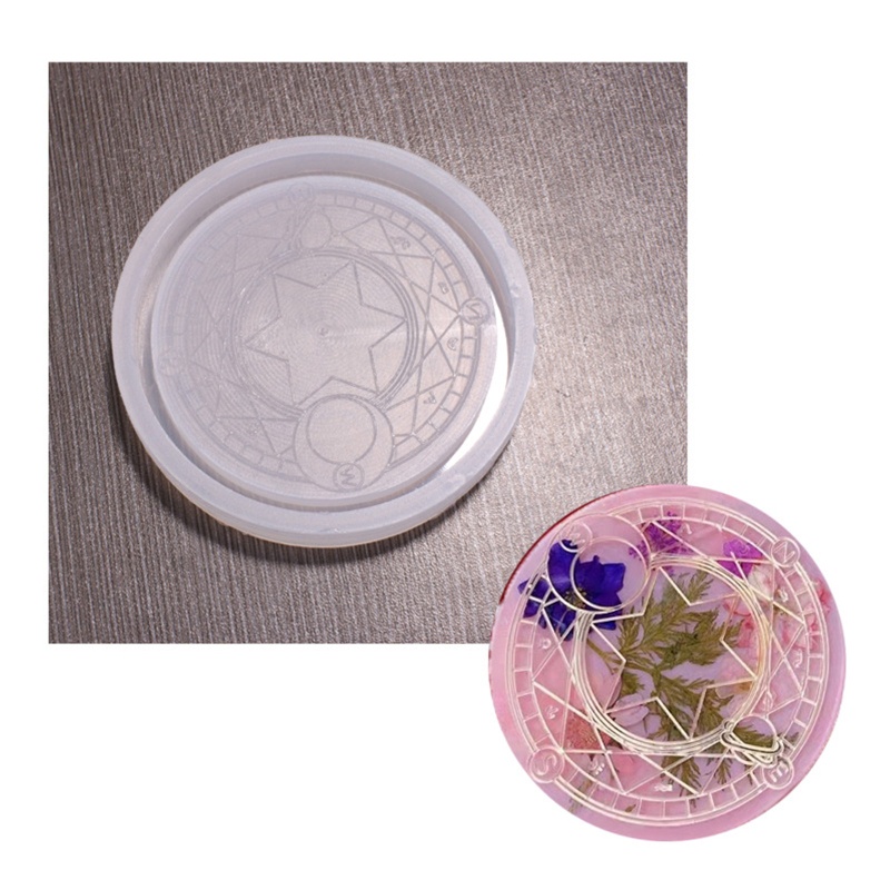 Khuôn Silicone Làm Cốc Lắc Bằng Nhựa Epoxy Năng Lượng Mặt Trời