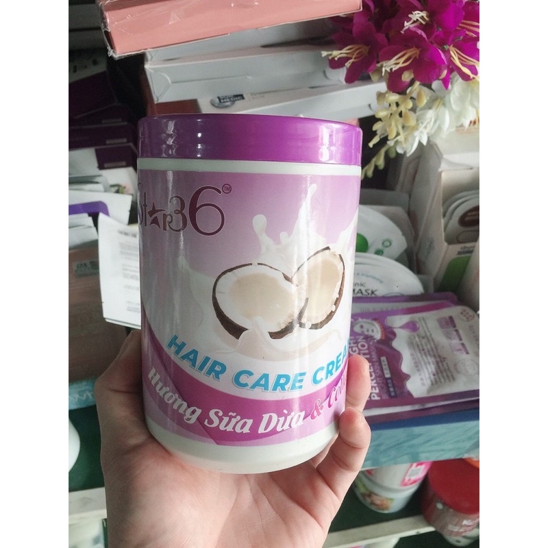 Kem ủ tóc hương sữa dừa và collagen 1000ml