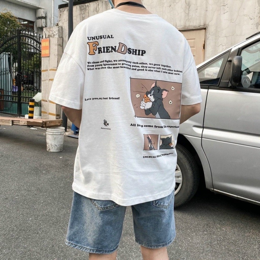 ÁO TAY LỞ THÊU KUTE FROM RỘNG FREE SIZE Unisex Phù Hợp Cả Nam Và Nữ | BigBuy360 - bigbuy360.vn