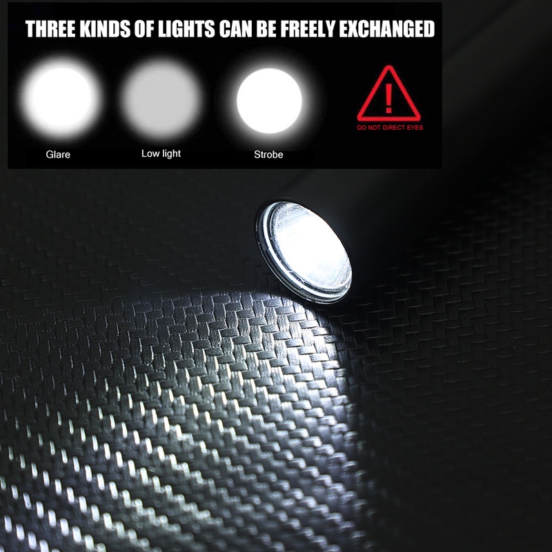 Đèn Pin LED Cầm Tay Mini Có Thể Sạc Lại Bằng Cổng USB Cho Hoạt Động Ngoài Trời Hoặc Dùng Trong Trường Hợp Khẩn Cấp