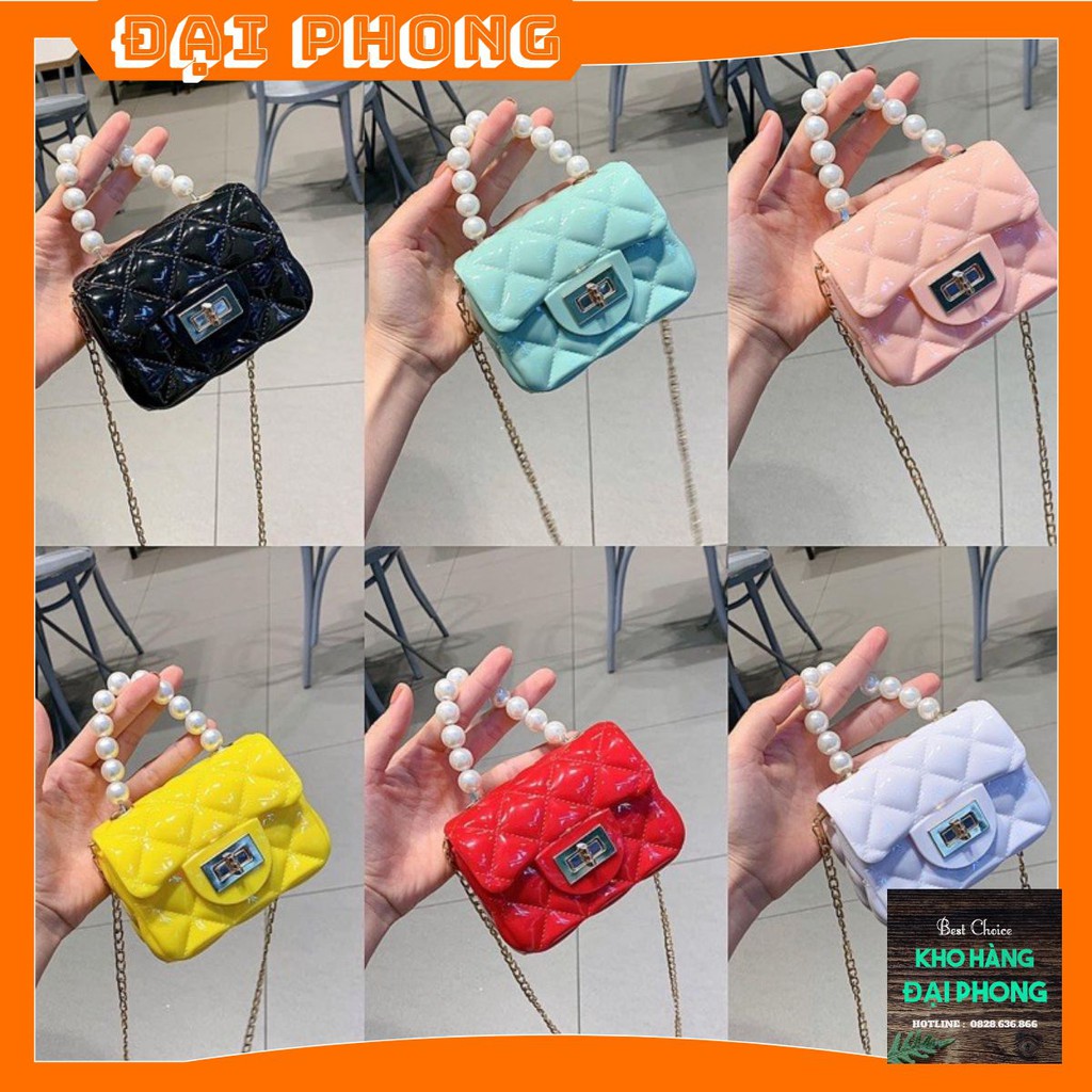 TÚI MINI ♥FREESHIP♥TÚI SILICON QUAI NGỌC XINH XẮN HÀNG L1