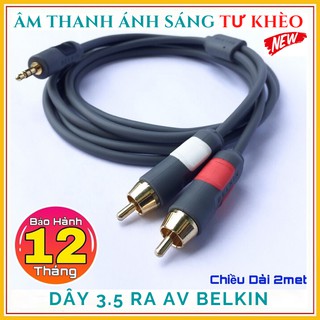DÂY 3.5 RA RCA ( HOA SEN ) BELKIN DÀI 2M