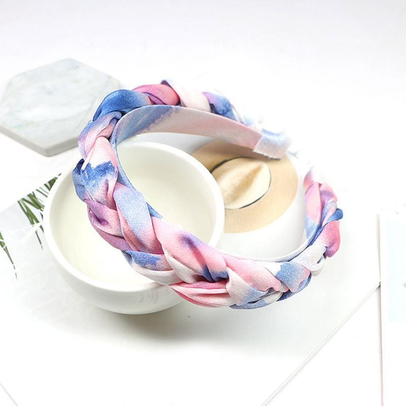 Băng Đô Nhuộm Màu Tương Phản Phong Cách Bohemian Dành Cho Nữ