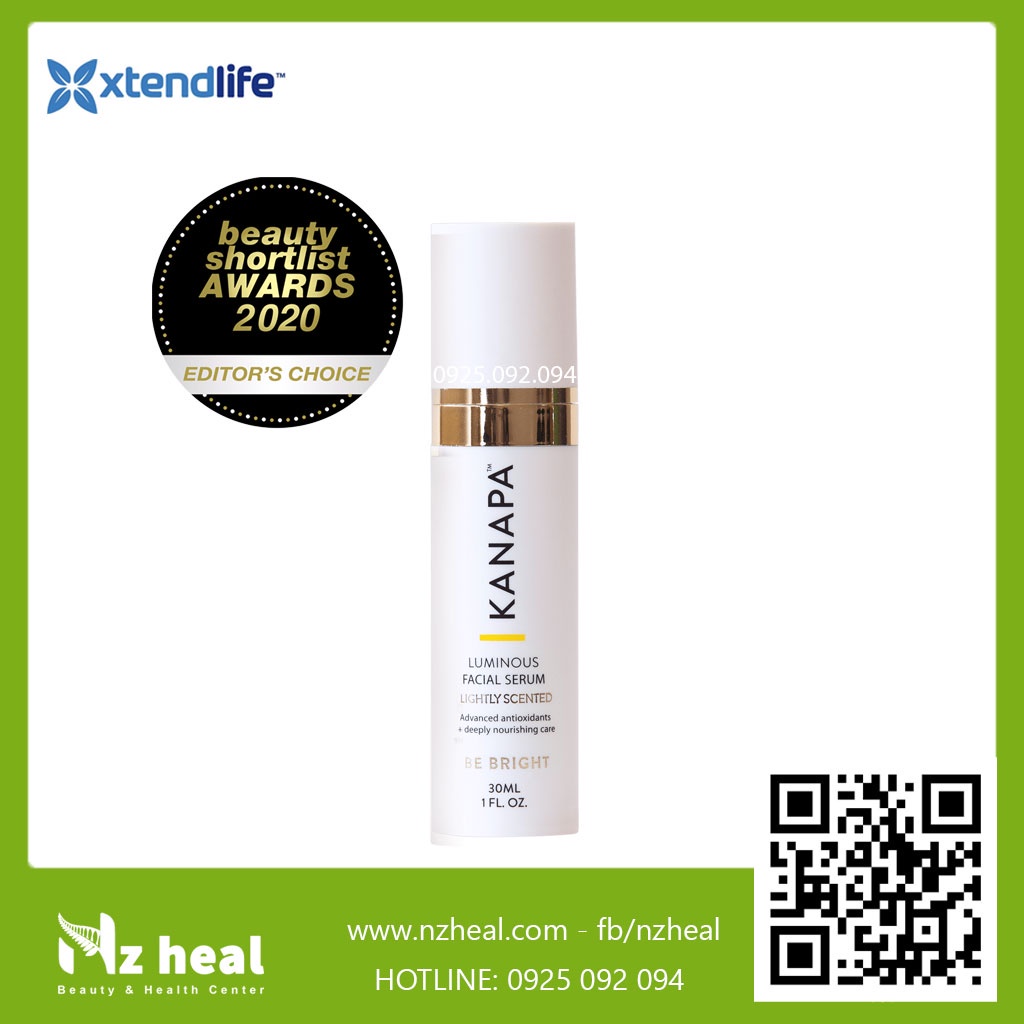 [Hỏa tốc] Serum dưỡng sáng da Xtend-Life Kanapa Luminous Facial Serum 30ml