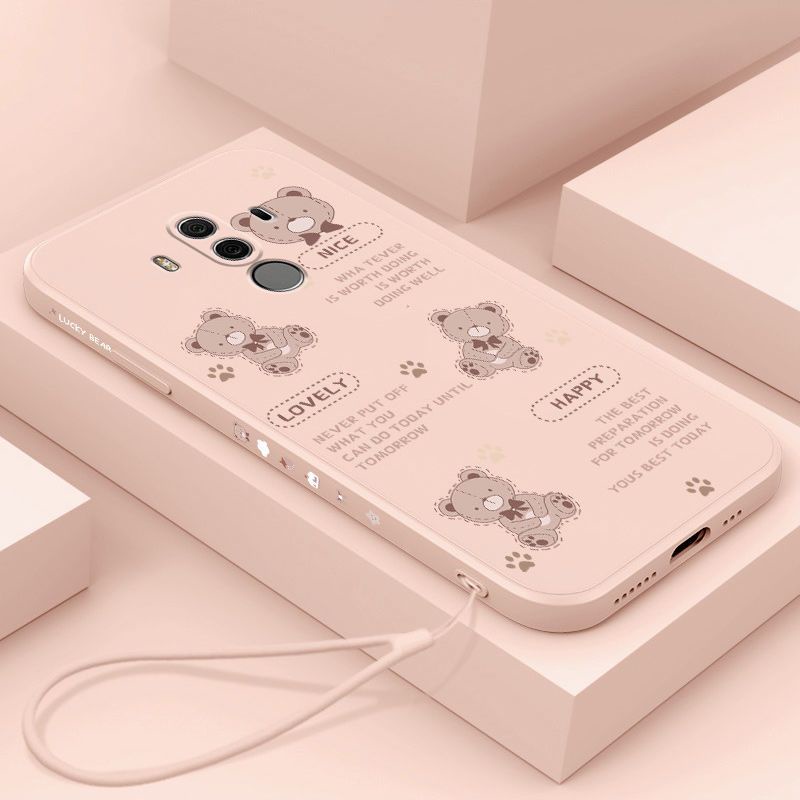 Ốp Điện Thoại Họa Tiết Gấu Dễ Thương Dành Cho Huawei mate 10 Huawei mate 10 Pro Huawei mate 20 Huawei mate 20X Huawei mate 20 Pro