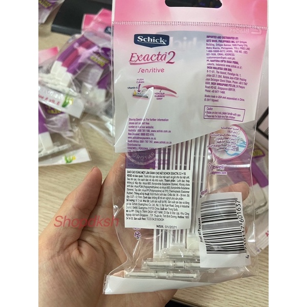 Dao cạo dành cho nữ Schick exacta 2