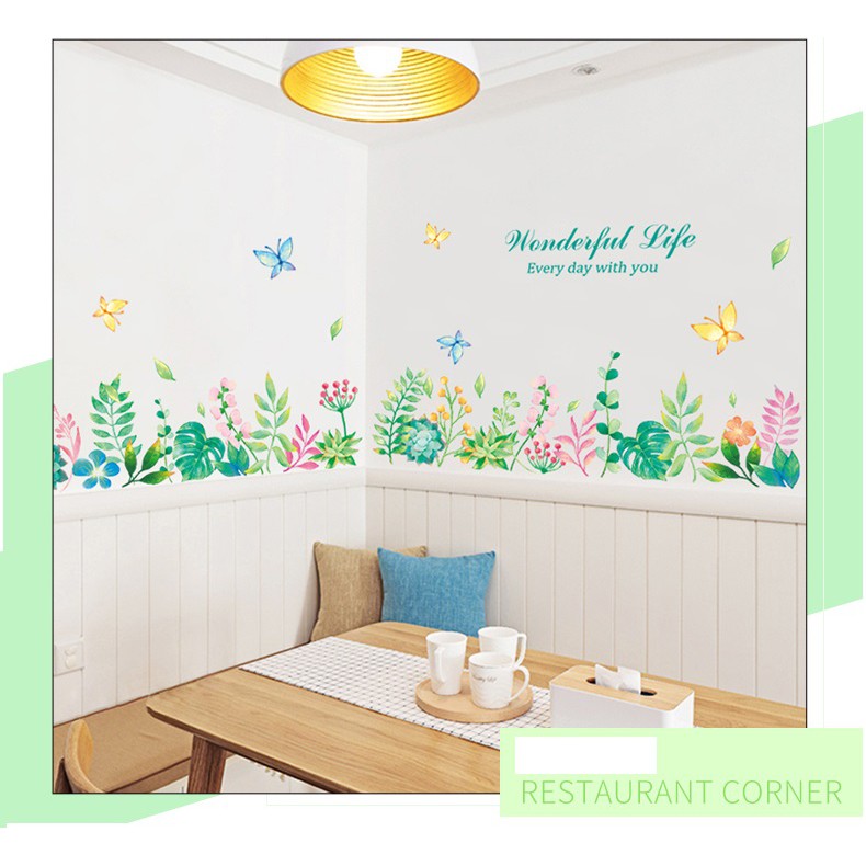 Decal dán tường Wonderful Life A40 - Decal dán tường Hàn Quốc