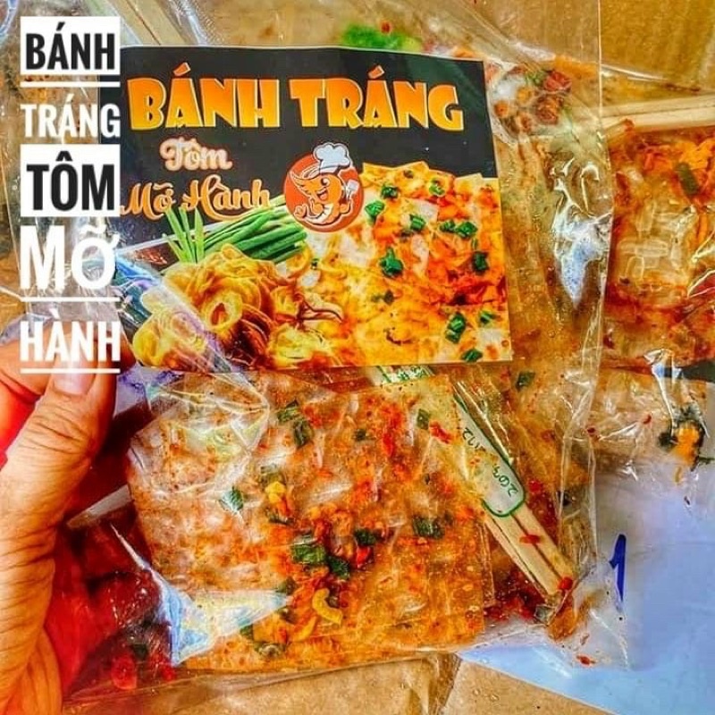 Bịch bánh tráng tôm mỡ hành - 1 bịch